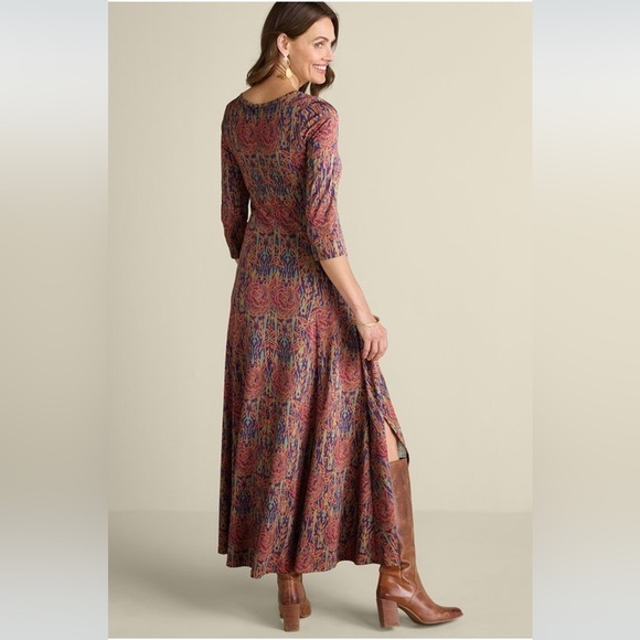 🆕Soft Surroundings Alcott Multicolor Floral Maxi Dress NWT - Picture 1 of 7